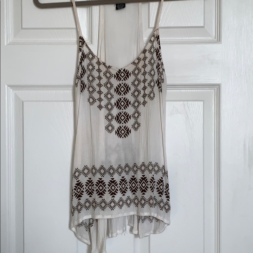 Aztecc print tank top